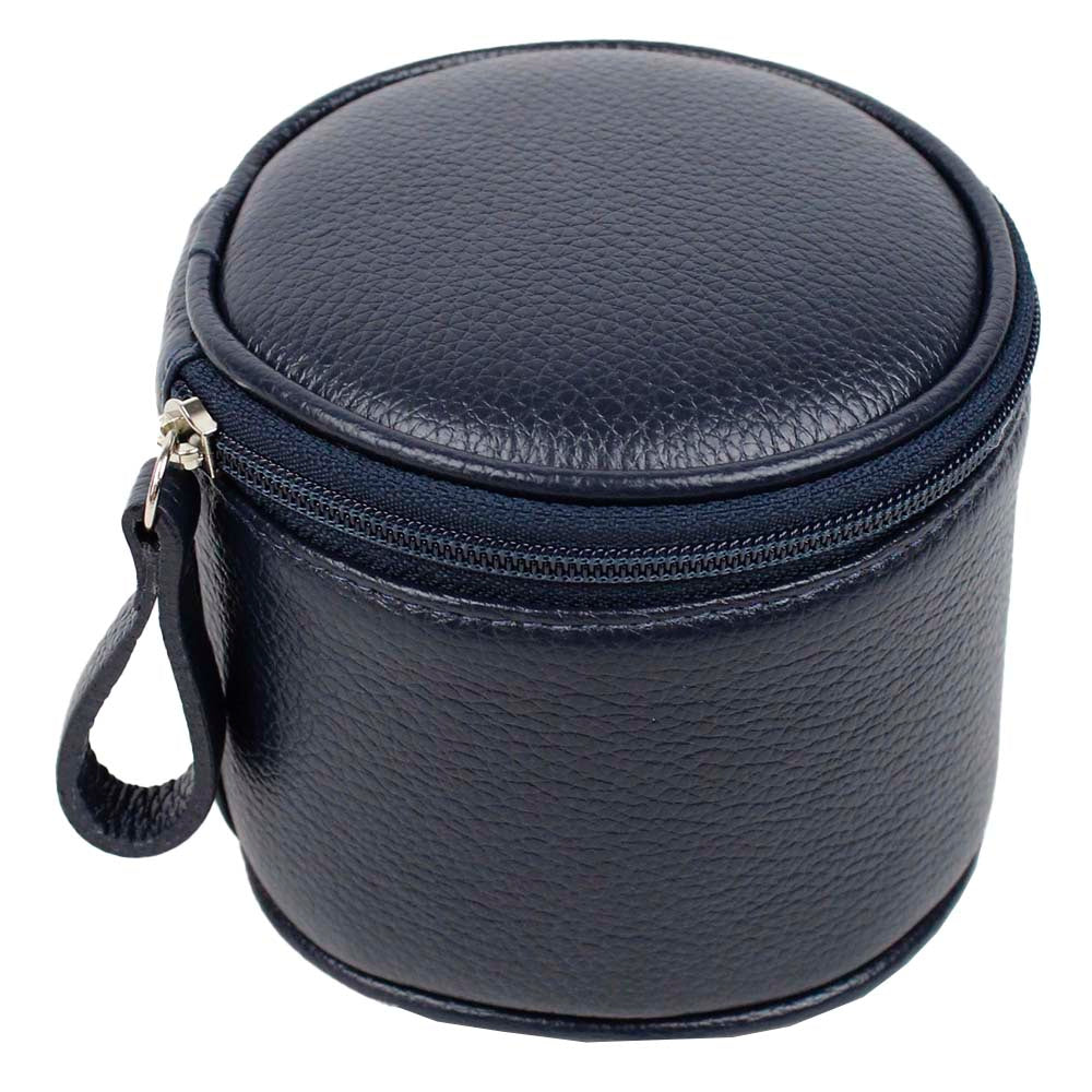 Porta Gravata Basic Marinho Liso Pronta Entrega