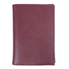 Porta Identidade Burgundy Liso Pronta Entrega