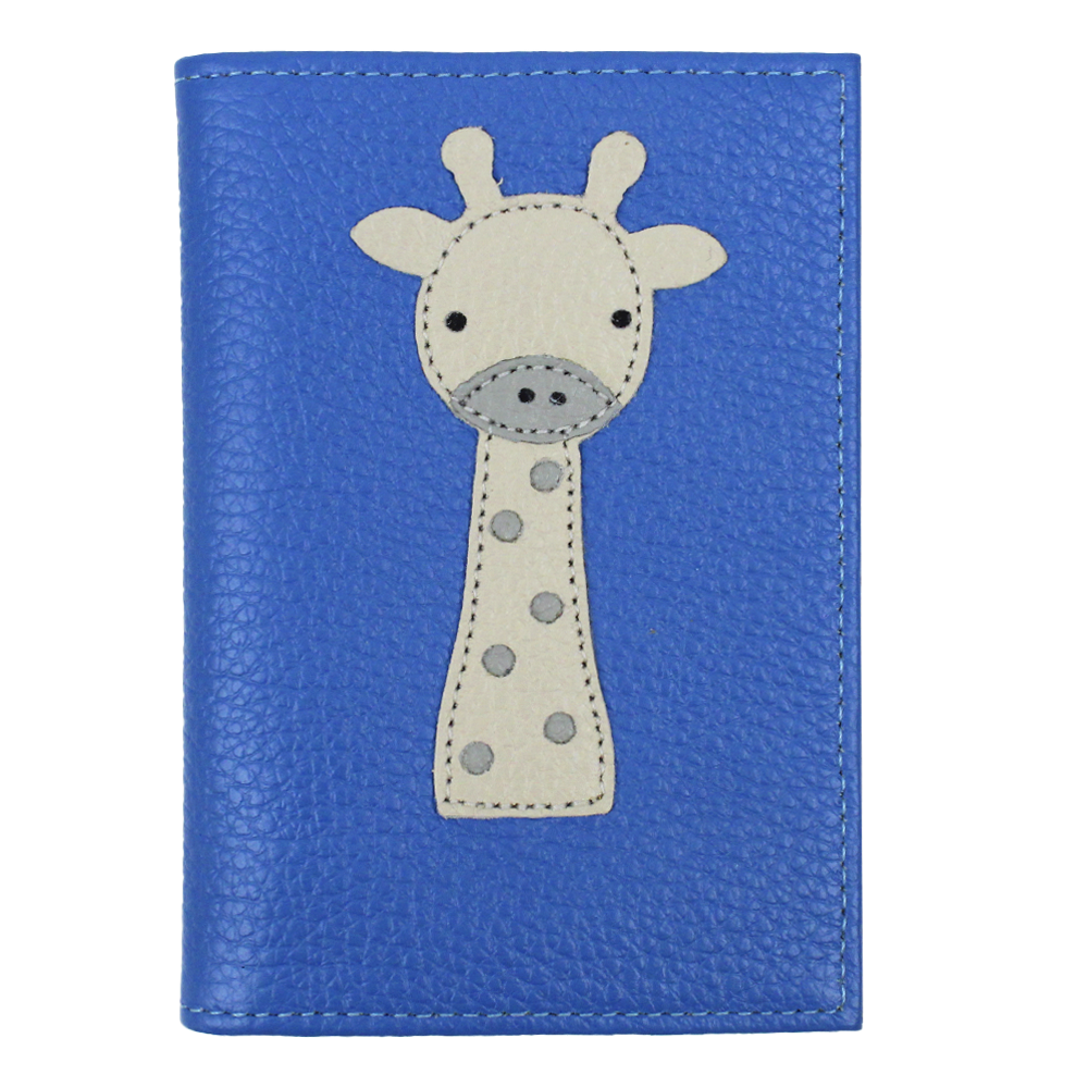 Porta Identidade Girafinha Masculino em Couro Personalizado