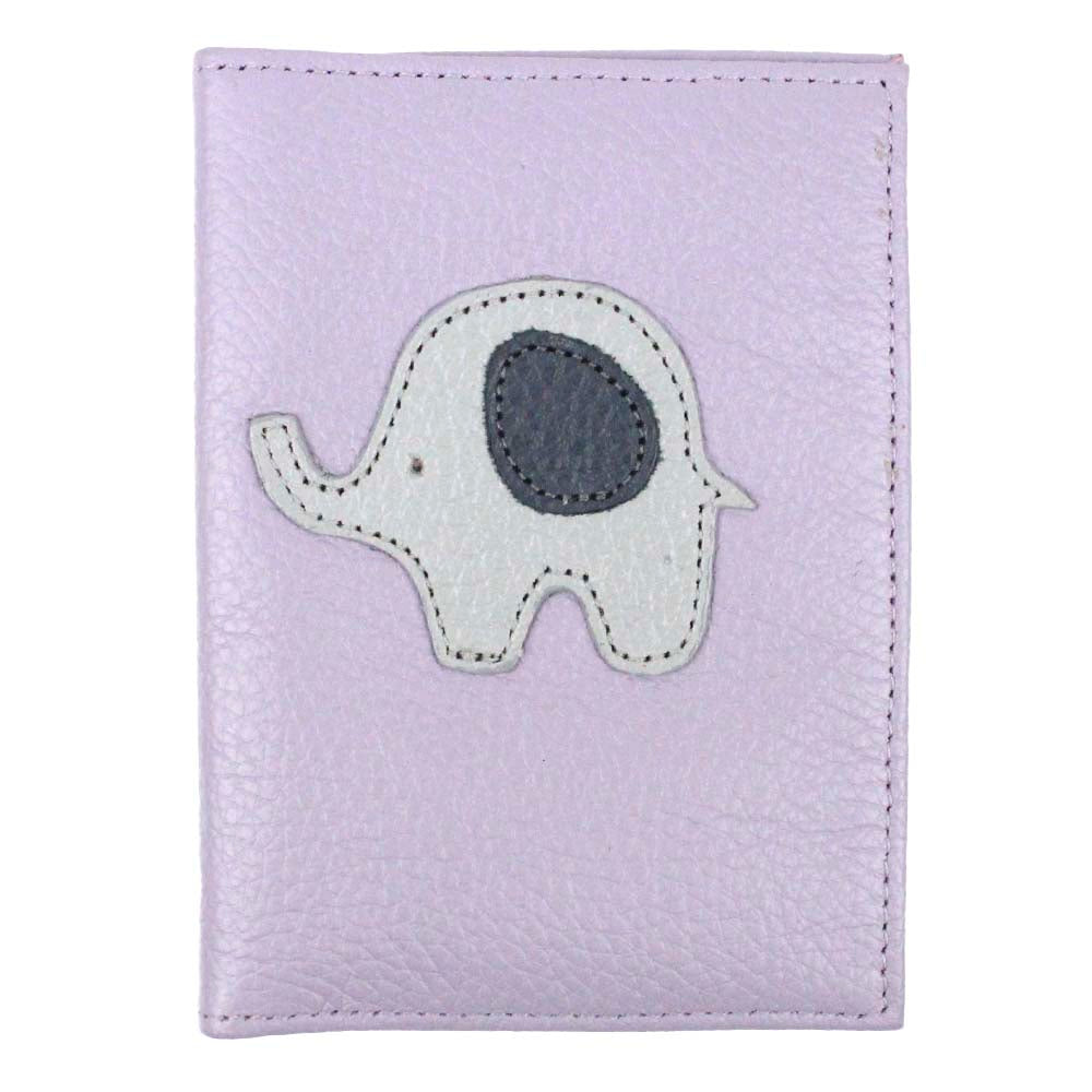 Porta Identidade Little Elephant Lilás Liso com Cinza Claro Liso e Chumbo Pronta Entrega