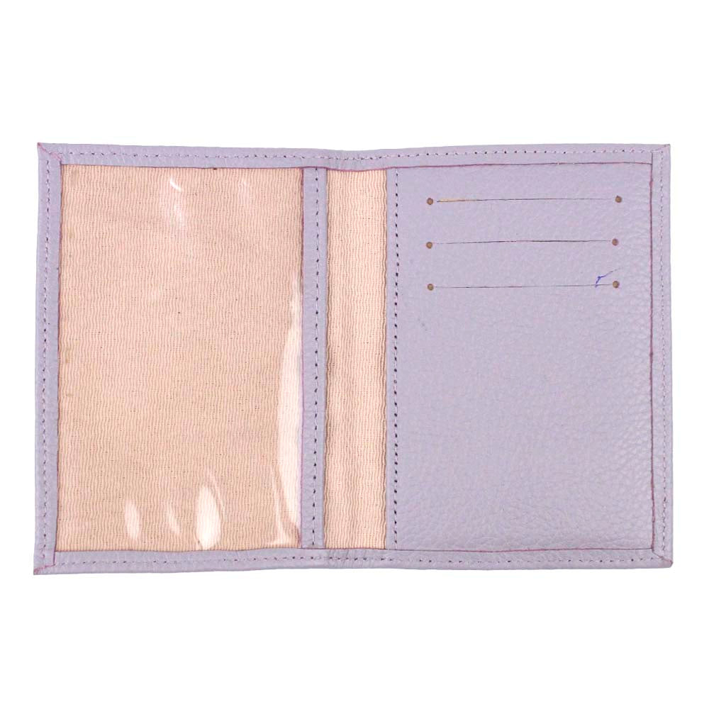 Porta Identidade Little Elephant Lilás Liso com Cinza Claro Liso e Chumbo Pronta Entrega