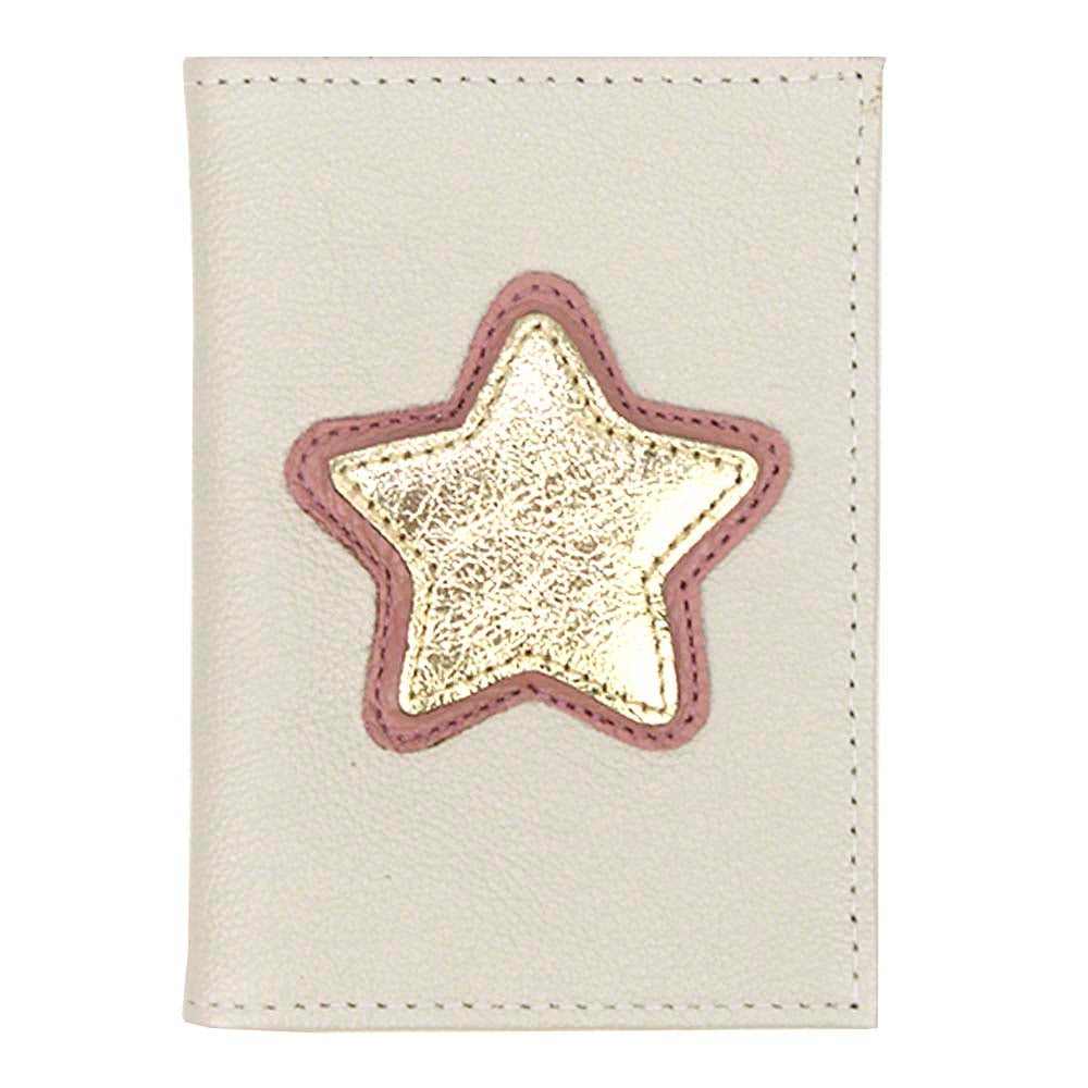 Porta Identidade Estrela em Couro Personalizado