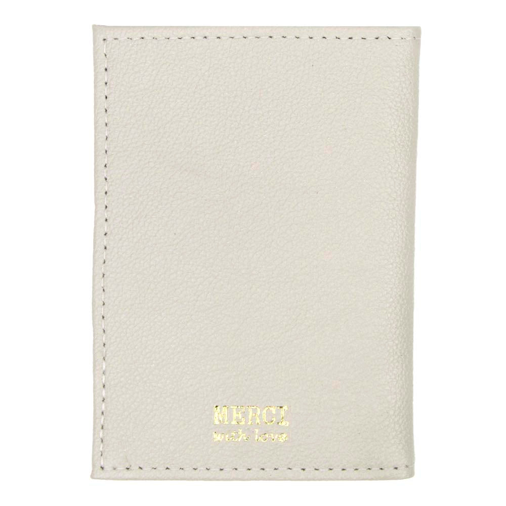 Porta Identidade Morango Off White Liso Pronta Entrega