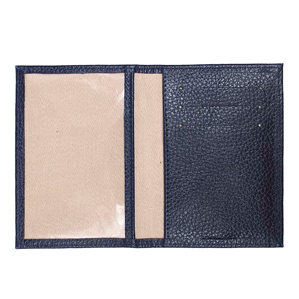 Porta Identidade Raquete Marinho Liso com Jade e Caramelo Liso Pronta Entrega
