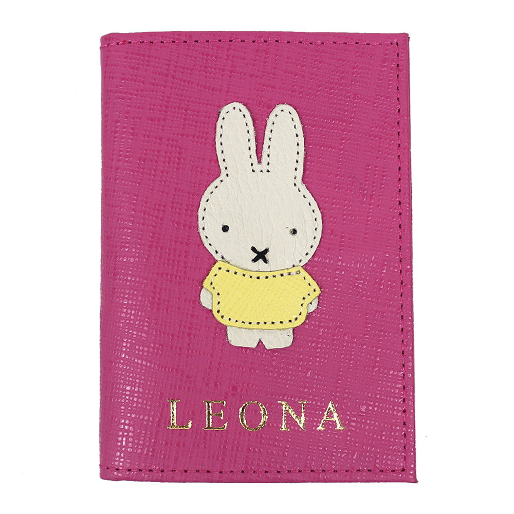 Porta Identidade Petit Lapin em Couro Personalizado