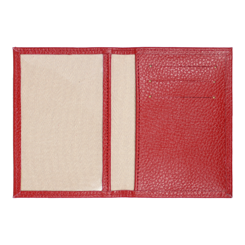 Porta Documento de Carro Vermelho Liso Pronta Entrega