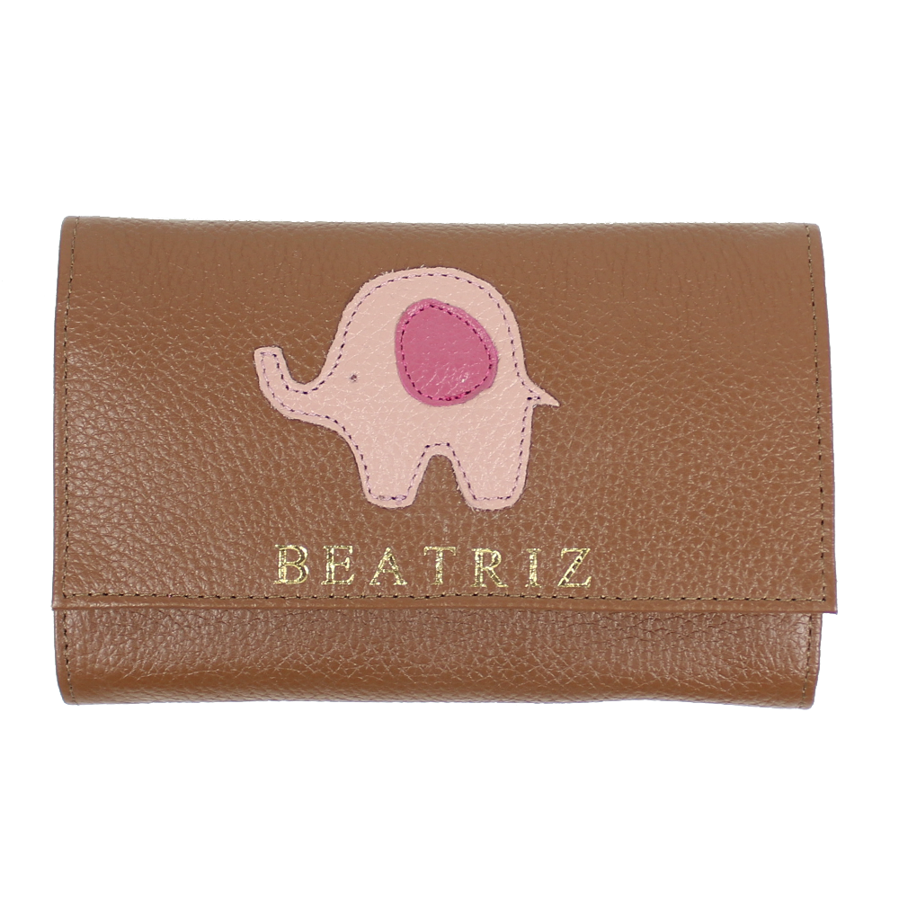 Porta Joias Flore Little Elephant em Couro Personalizado