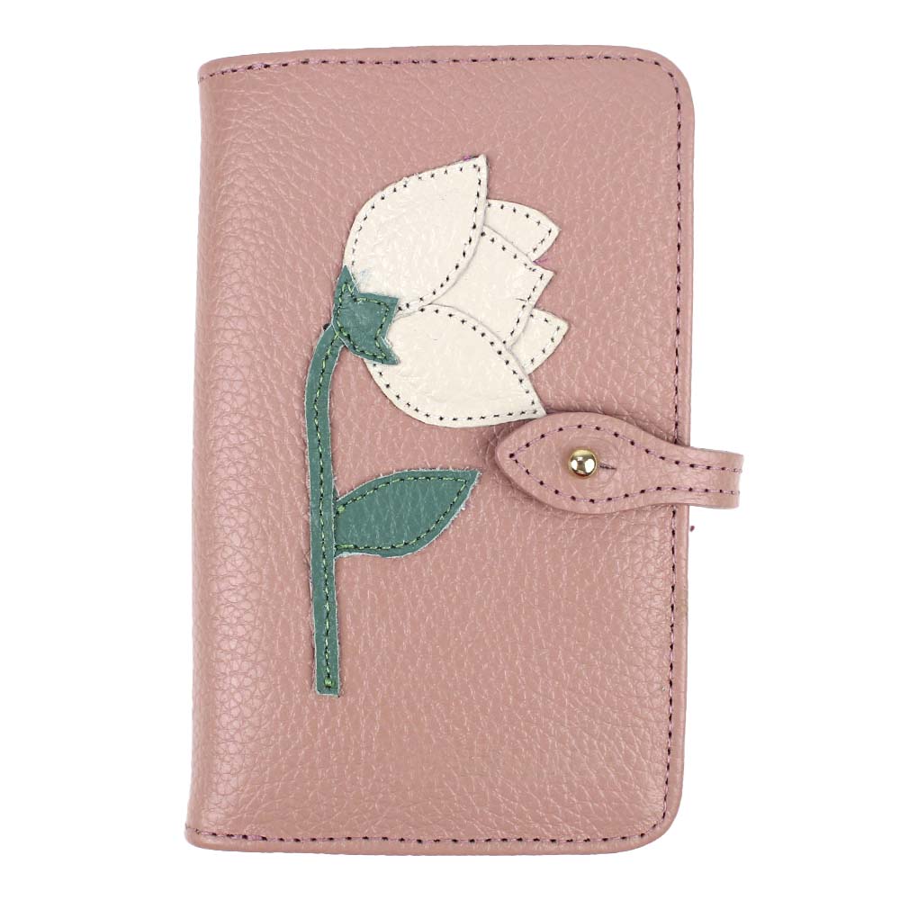 Porta Joias Mini Tulipa em Couro Personalizada