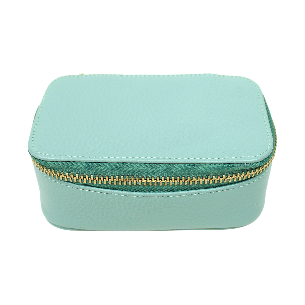 Porta Joias Mini Helena Menta Liso Pronta Entrega