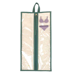 Porta Lingerie Esmeralda com Lilás Liso e Purple Pronta Entrega