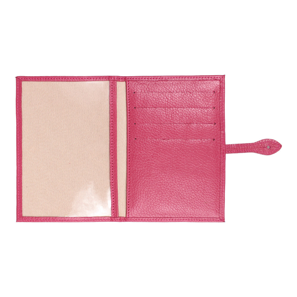 Porta Mini Certidão De Nascimento Borboleta Chiclete com Off White Liso e Algodão Doce Liso Pronta Entrega