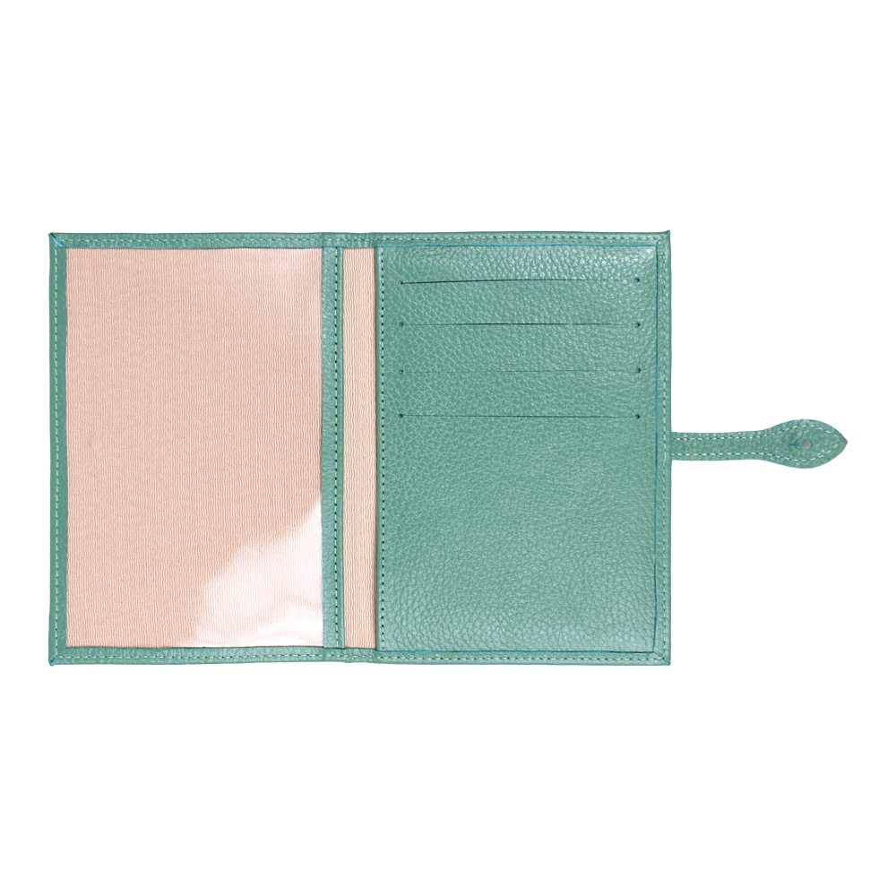 Porta Mini Certidão de Nascimento Bicho Preguiça em Couro Personalizado