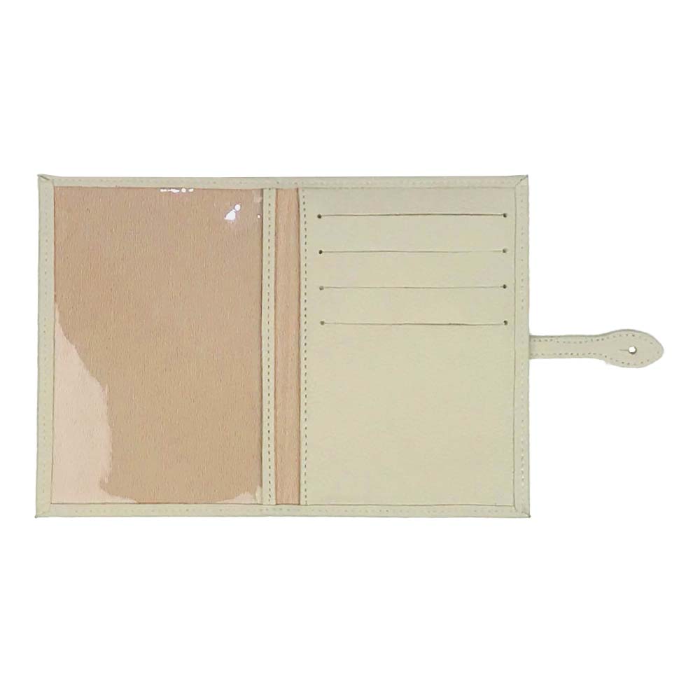 Porta Mini Certidão de Nascimento Balão Otto em Couro Personalizado