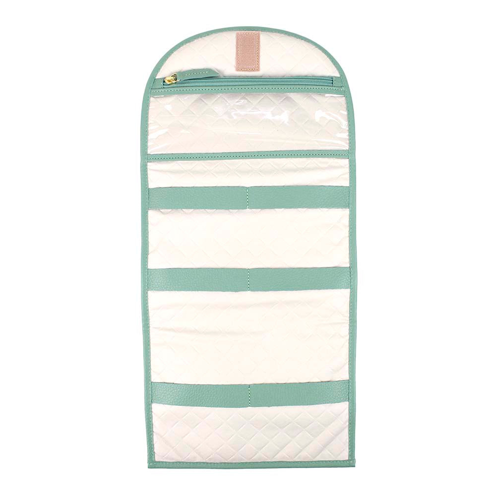 Necessaire Porta Laço Coração em Couro Personalizada