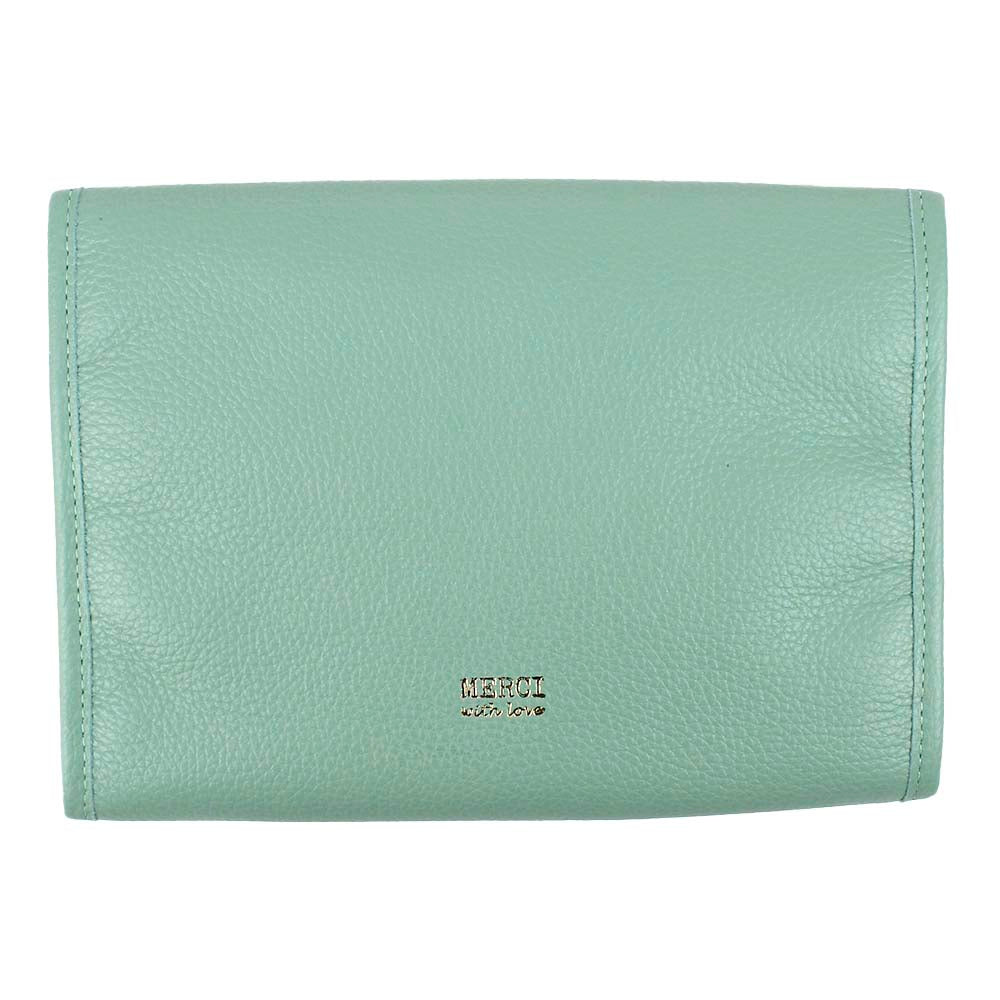Necessaire Porta Laço Coração em Couro Personalizada