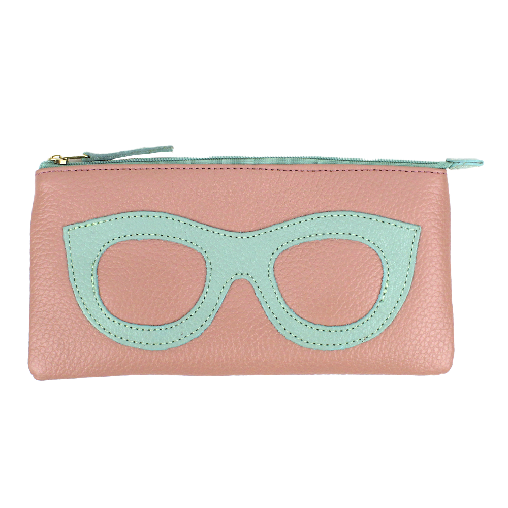 Porta Óculos Lunettes em Couro Personalizado