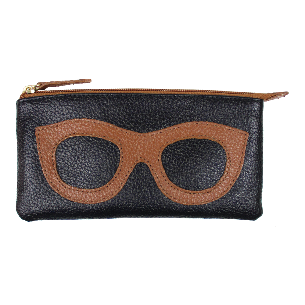 Porta Óculos Lunettes em Couro Personalizado