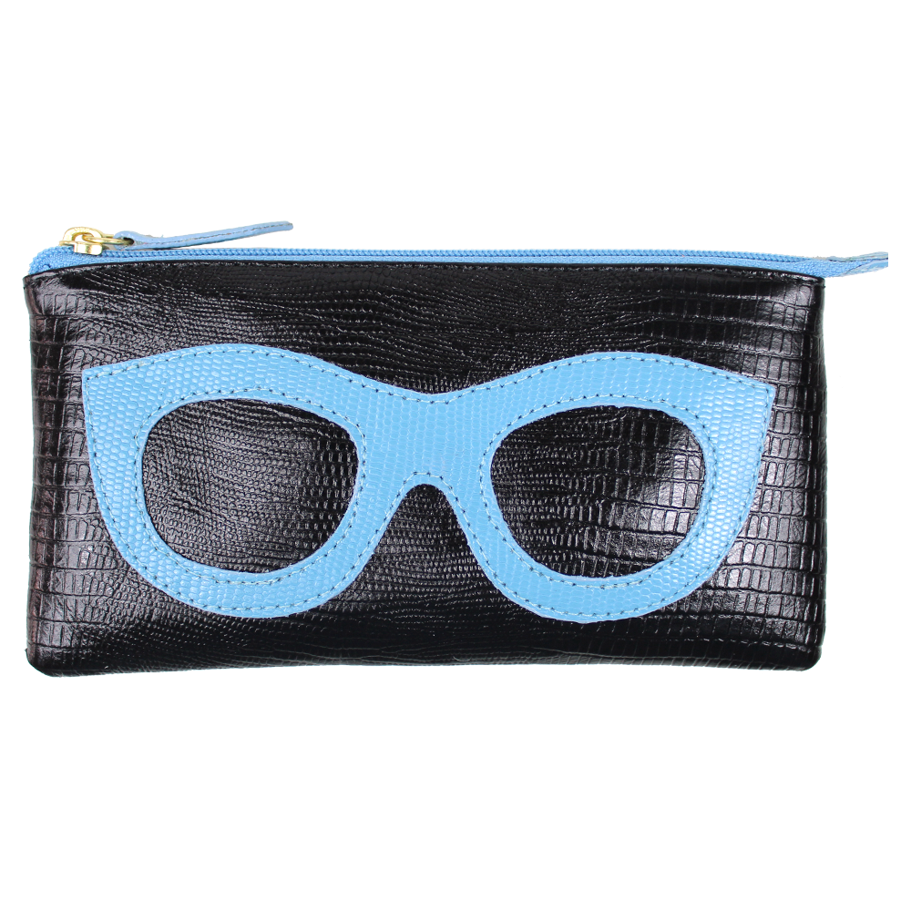 Porta Óculos Lunettes em Couro Personalizado