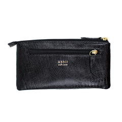 Porta Óculos Lunettes Preto Paris com Preto Liso Pronta Entrega