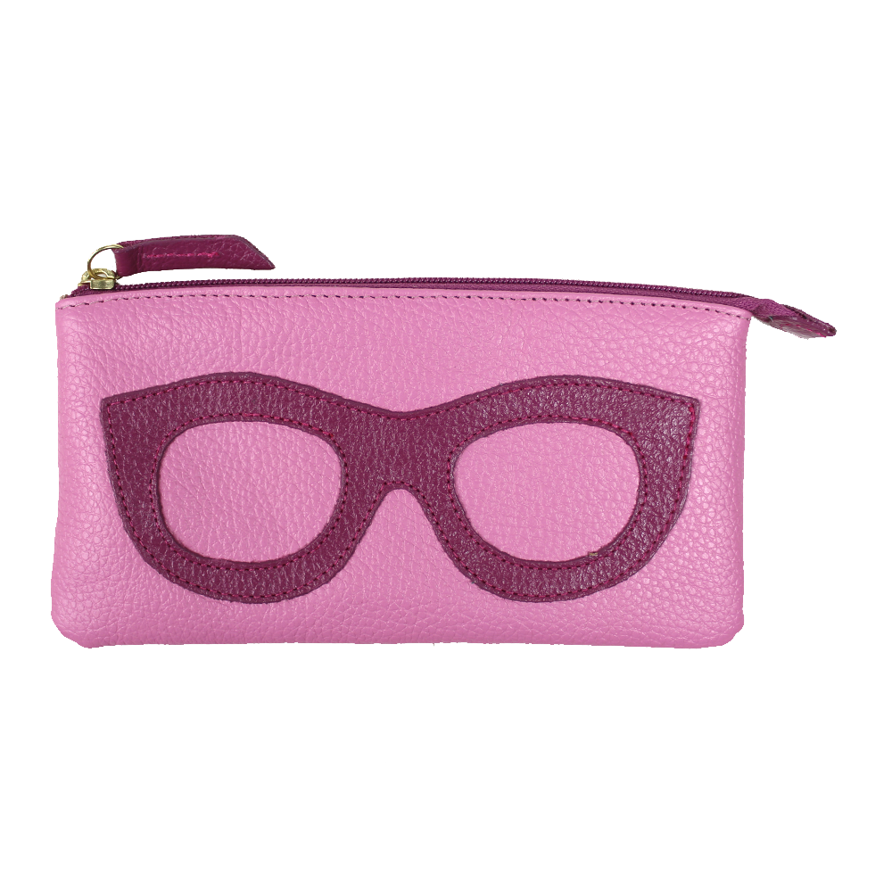 Porta Óculos Lunettes em Couro Personalizado
