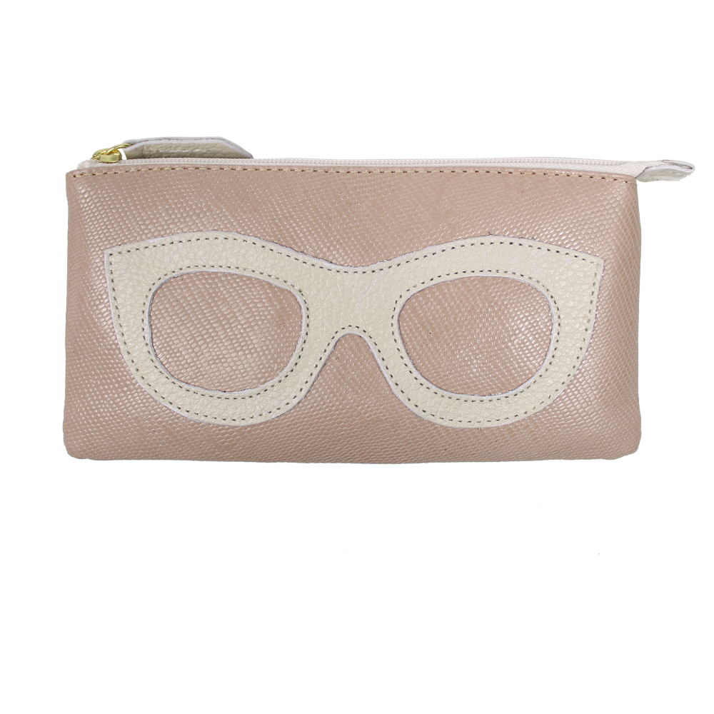 Porta Óculos Lunettes em Couro Personalizado