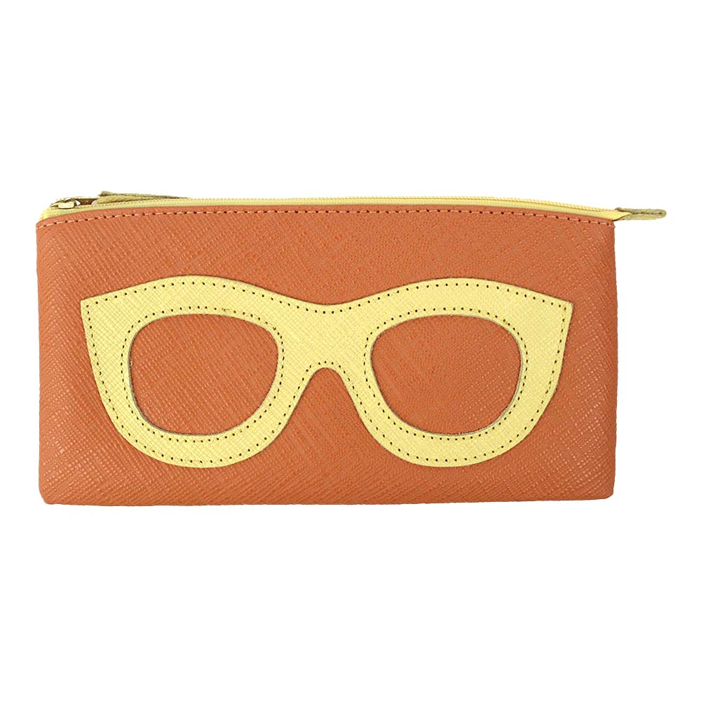 Porta Óculos Lunettes Tangerina Prada com Lima Prada Pronta Entrega