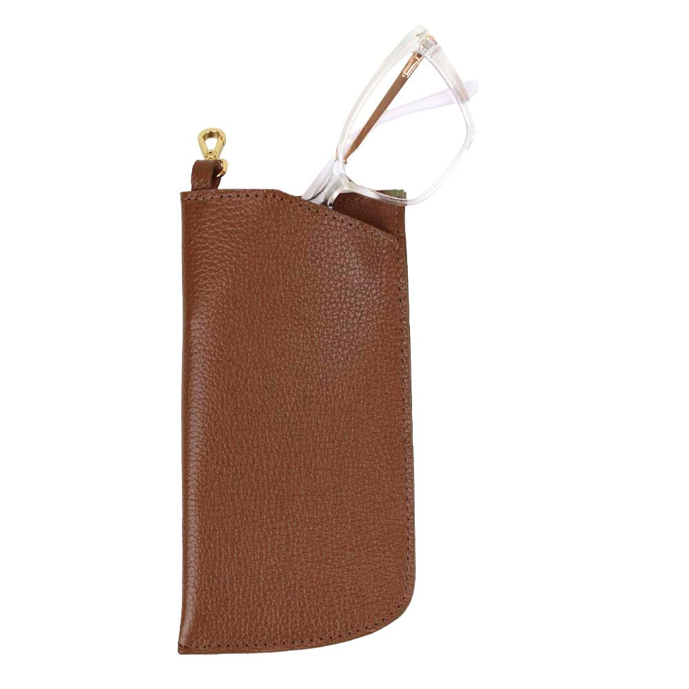 Porta Óculos Professor Caramelo Liso Prontaa Entrega