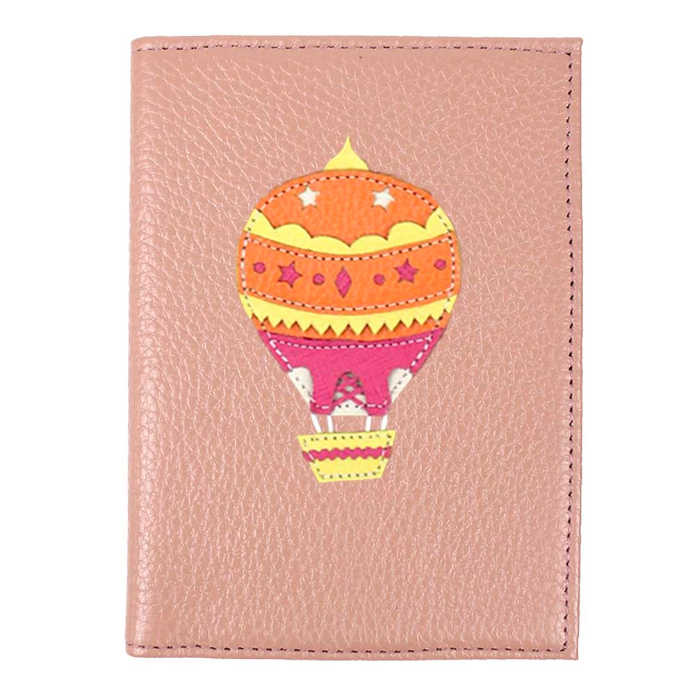 Porta Passaporte Balão Sarah em Couro Personalizado