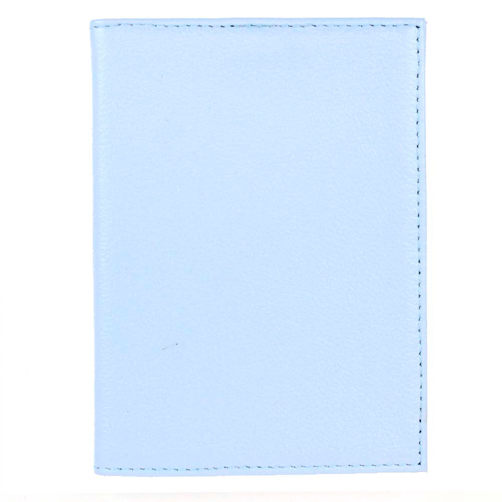 Porta Passaporte Azul Bebê Pronta Entrega