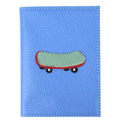 Porta Passaporte Skate em Couro Personalizado