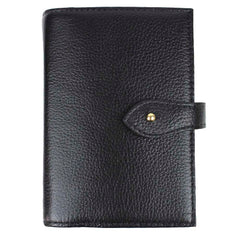 Porta Passaporte Boston 4 Preto Liso Pronta Entrega