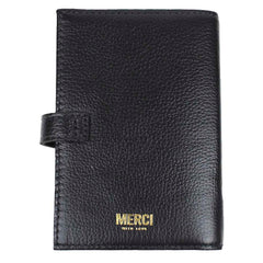 Porta Passaporte Boston 4 Preto Liso Pronta Entrega