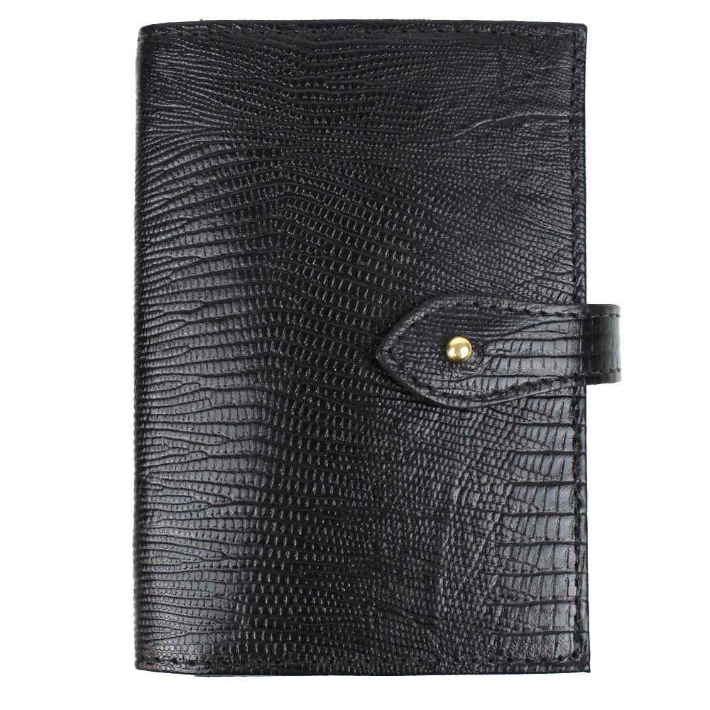 Porta Passaporte Boston 4 Preto Paris Pronta Entrega