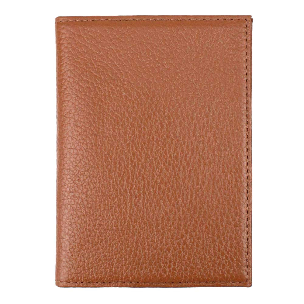 Porta Passaporte Caramelo Liso Pronta Entrega
