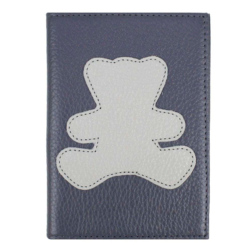 Porta Passaporte Little Bear em Couro Personalizado