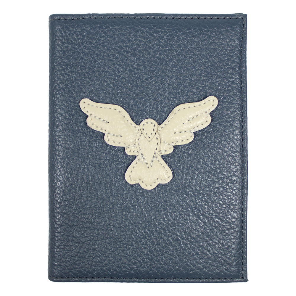 Porta Passaporte Divino Espírito Santo em Couro Personalizado