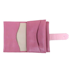 Porta Passaporte Dublin 6 Rosa Blush com Rosa Chá Pronta Entrega