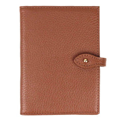 Porta Passaporte Duplo Masculino Caramelo Liso Pronta Entrega