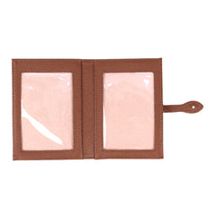 Porta Passaporte Duplo Masculino Caramelo Liso Pronta Entrega