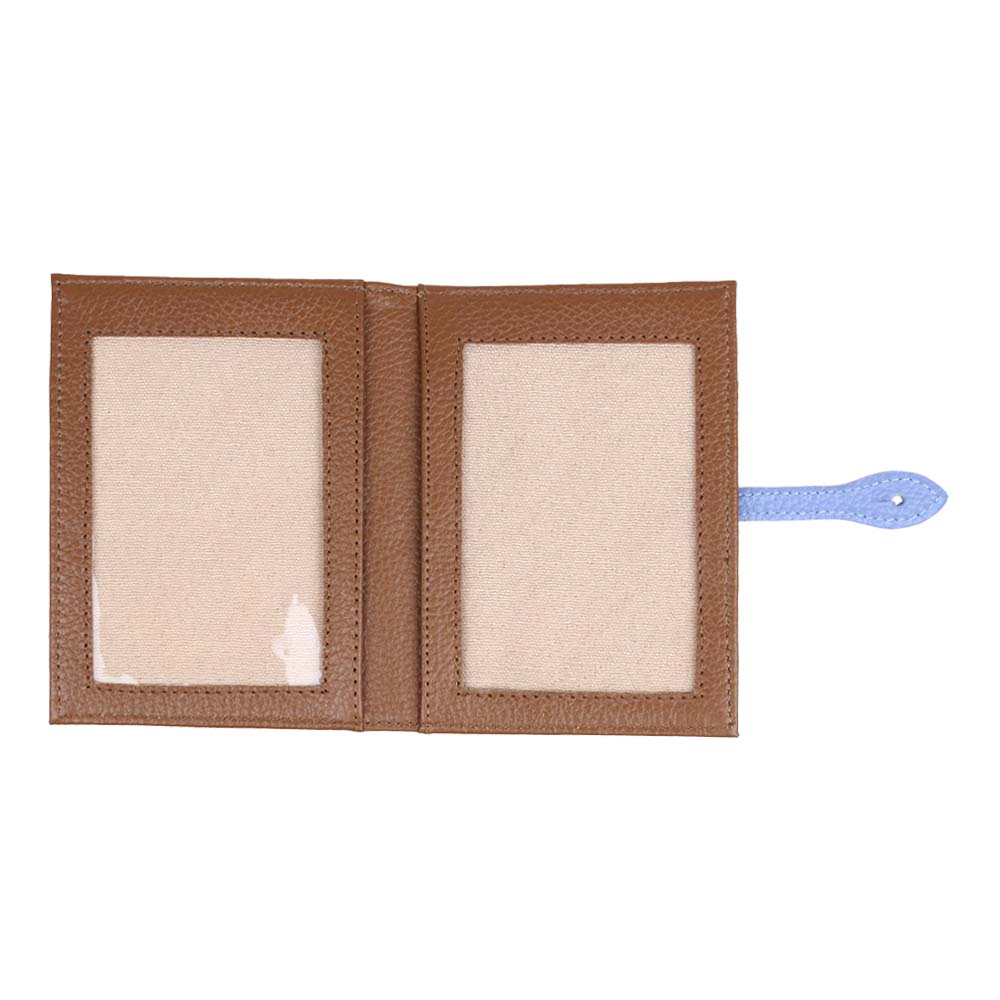Porta Passaporte Duplo Cavalo Joca em Couro Personalizado