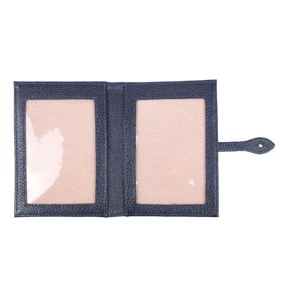 Porta Passaporte Duplo Masculino Marinho Liso Pronta Entrega