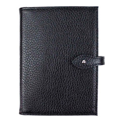Porta Passaporte Duplo Masculino Preto Liso Pronta Entrega