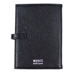 Porta Passaporte Duplo Masculino Preto Liso Pronta Entrega