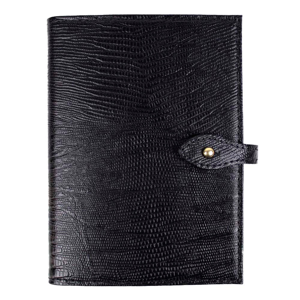Porta Passaporte Duplo Preto Paris Pronta Entrega