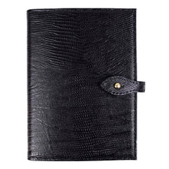 Porta Passaporte Duplo Preto Paris Pronta Entrega