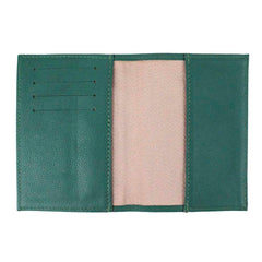 Porta Passaporte Little Bear Esmeralda com Caramelo Liso Pronta Entrega