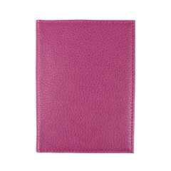 Porta Passaporte Fúcsia Liso Pronta Entrega