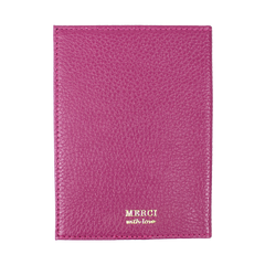 Porta Passaporte Fúcsia Liso Pronta Entrega