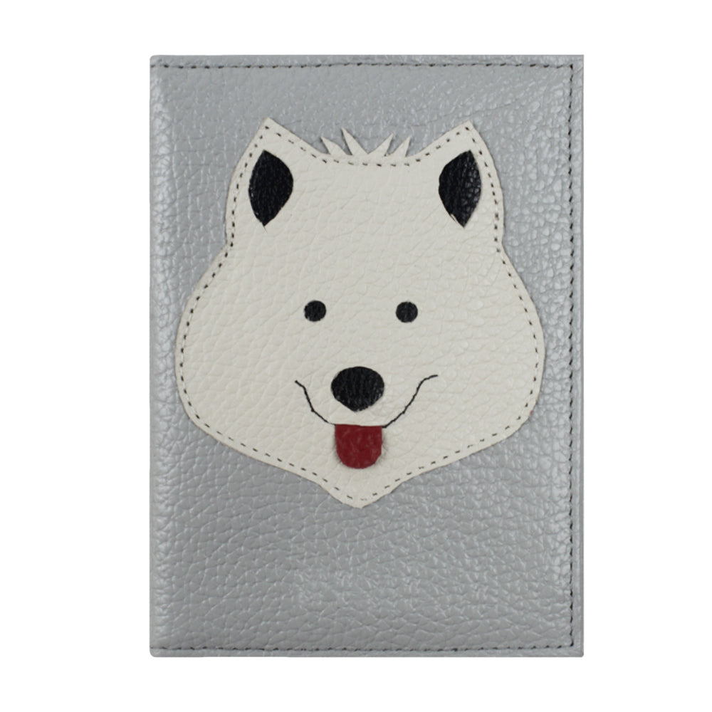 Porta Passaporte Little Dog em Couro Personalizado