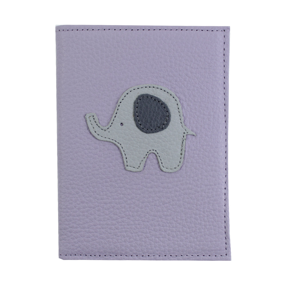 Porta Passaporte Little Elephant Lilás Liso Pronta Entrega